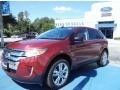 2013 Ruby Red Ford Edge Limited  photo #1