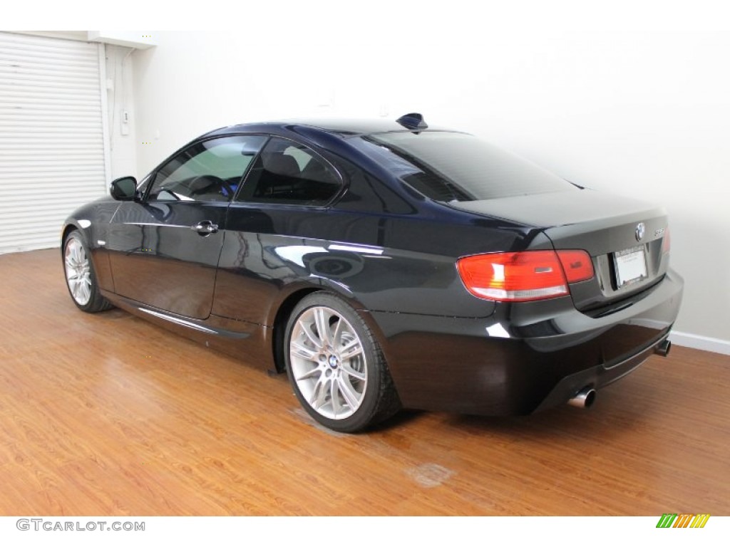 2010 3 Series 335i Coupe - Black Sapphire Metallic / Black photo #3