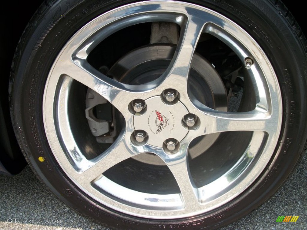 2004 Corvette Coupe - LeMans Blue Metallic / Light Oak photo #6