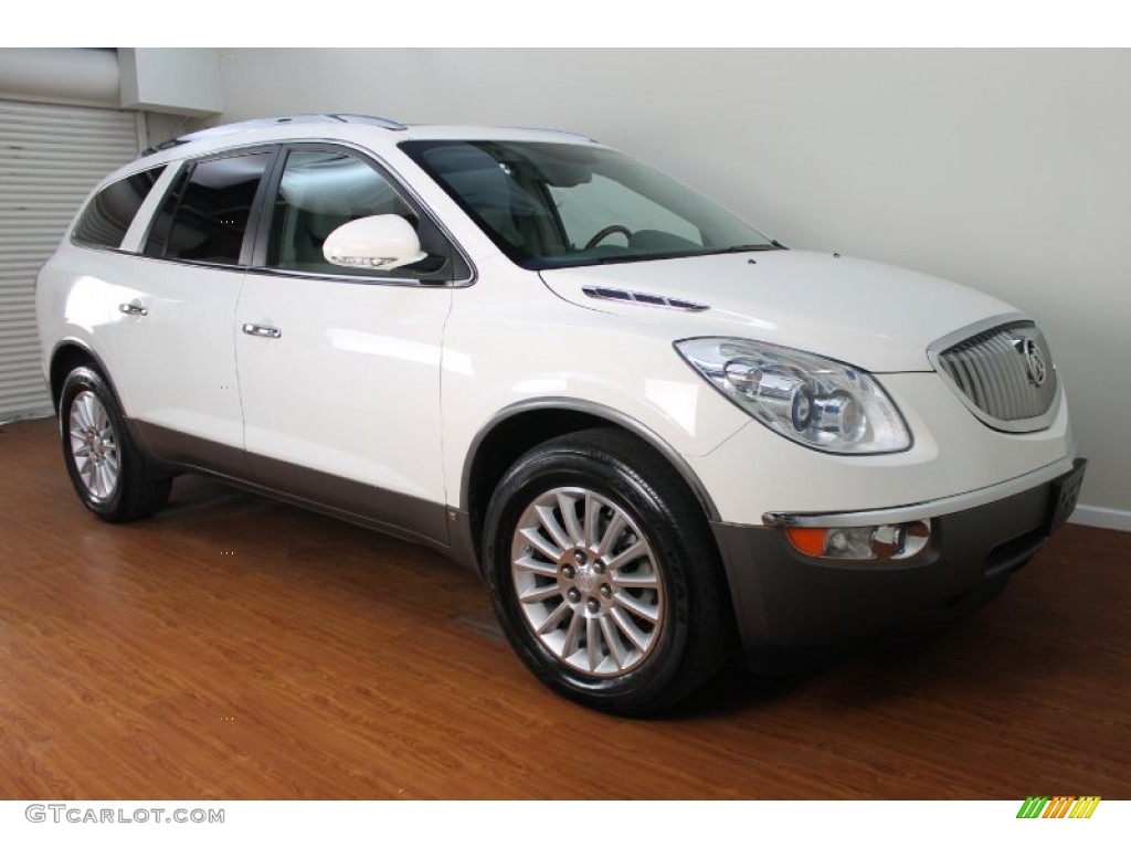 2008 Enclave CXL - White Opal / Cashmere/Cocoa photo #2