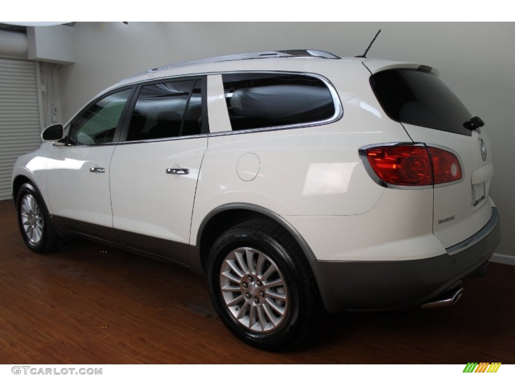 2008 Enclave CXL - White Opal / Cashmere/Cocoa photo #3