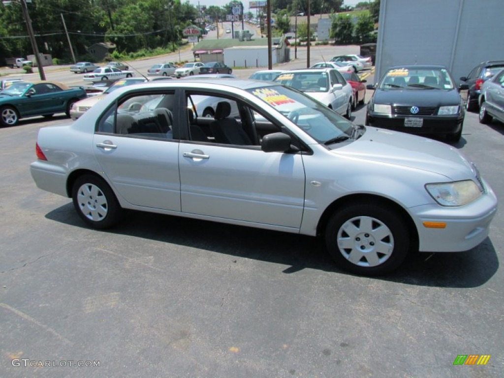2002 Lancer ES - Munich Silver Metallic / Gray photo #2