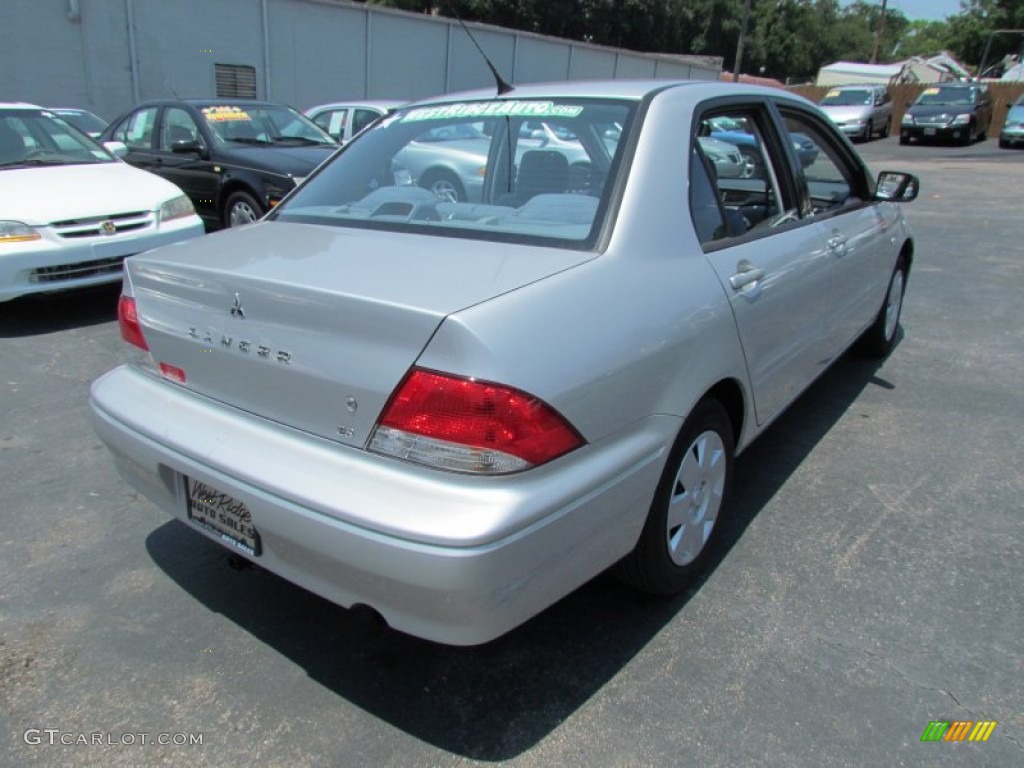 2002 Lancer ES - Munich Silver Metallic / Gray photo #5