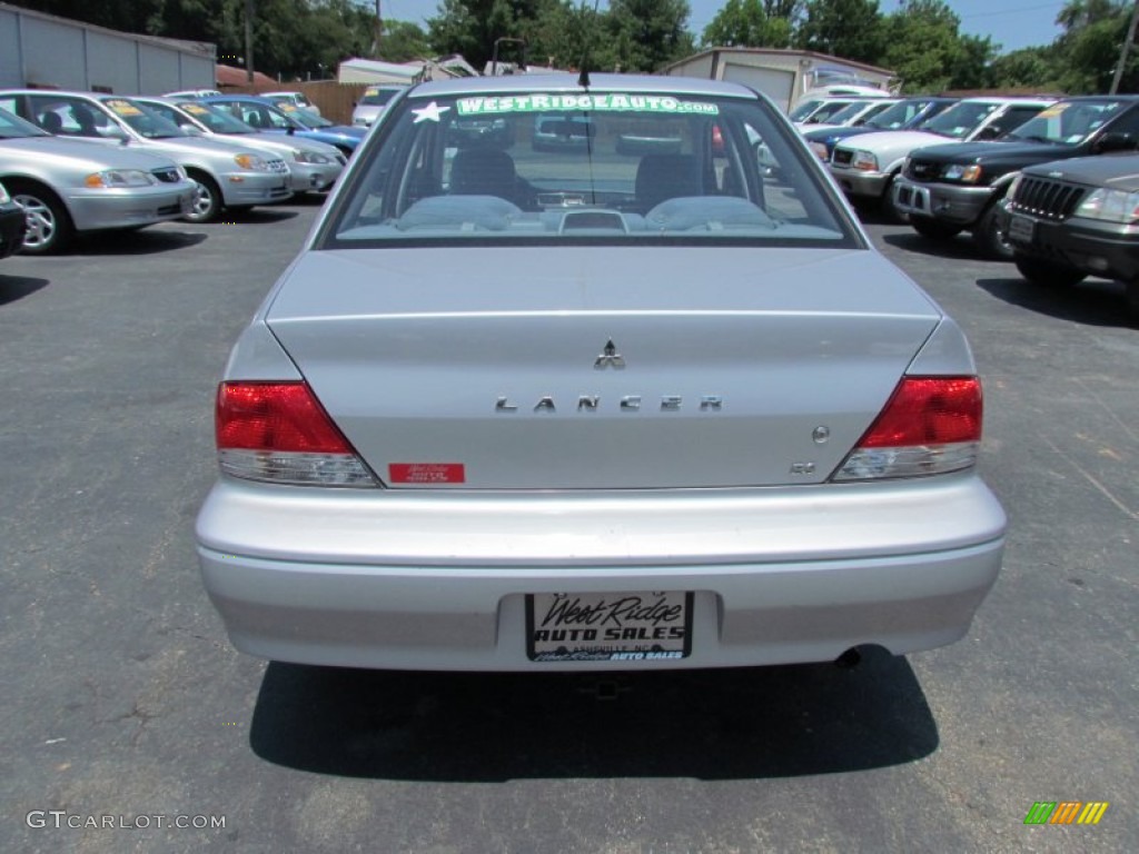 2002 Lancer ES - Munich Silver Metallic / Gray photo #6