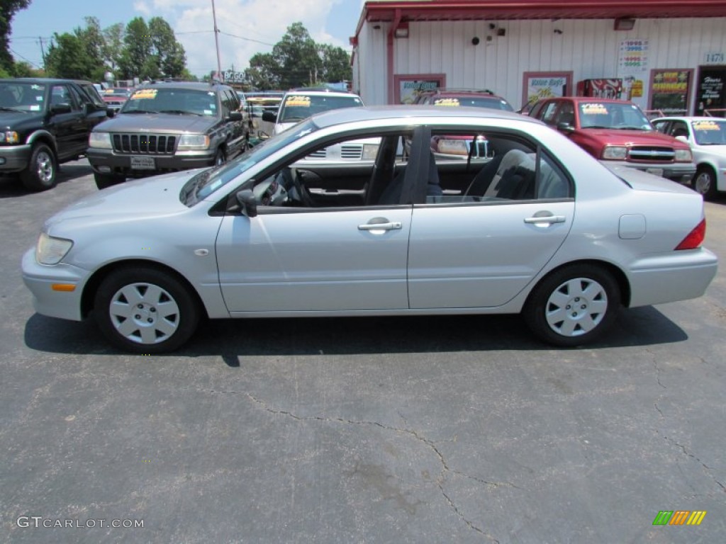 2002 Lancer ES - Munich Silver Metallic / Gray photo #9