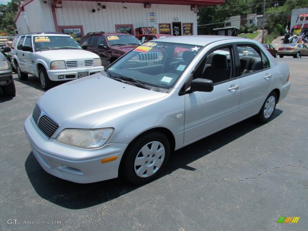2002 Lancer ES - Munich Silver Metallic / Gray photo #10