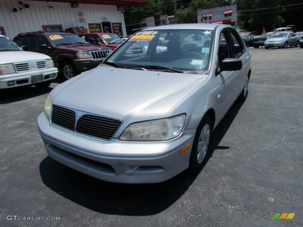 2002 Lancer ES - Munich Silver Metallic / Gray photo #11