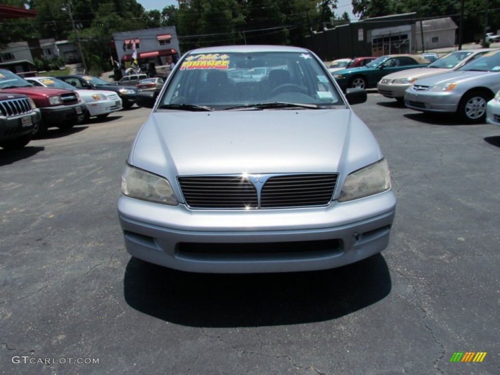 2002 Lancer ES - Munich Silver Metallic / Gray photo #12