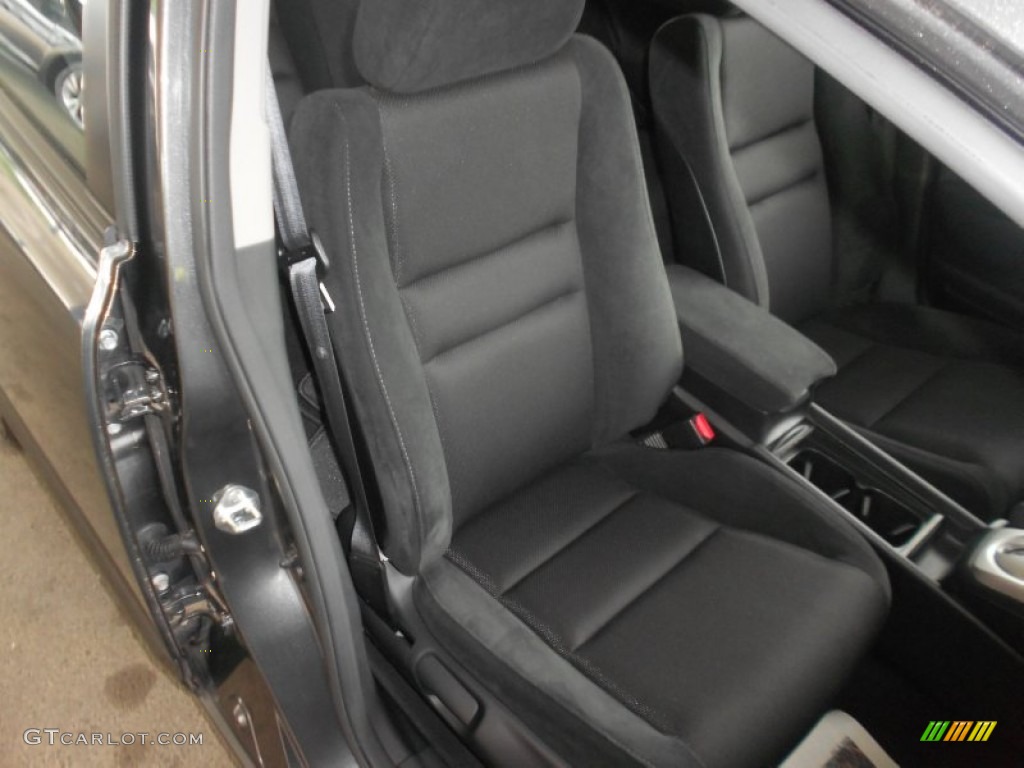 2010 Civic LX-S Sedan - Urban Titanium Metallic / Black photo #14