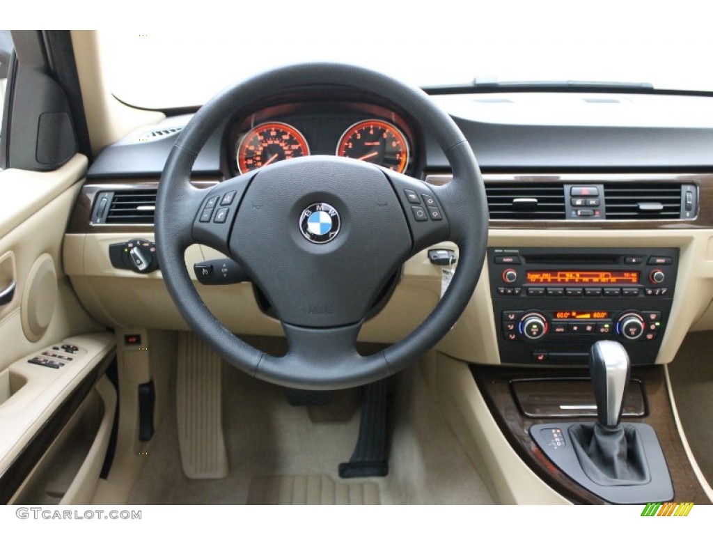 2009 3 Series 335i Sedan - Crimson Red / Oyster Dakota Leather photo #32