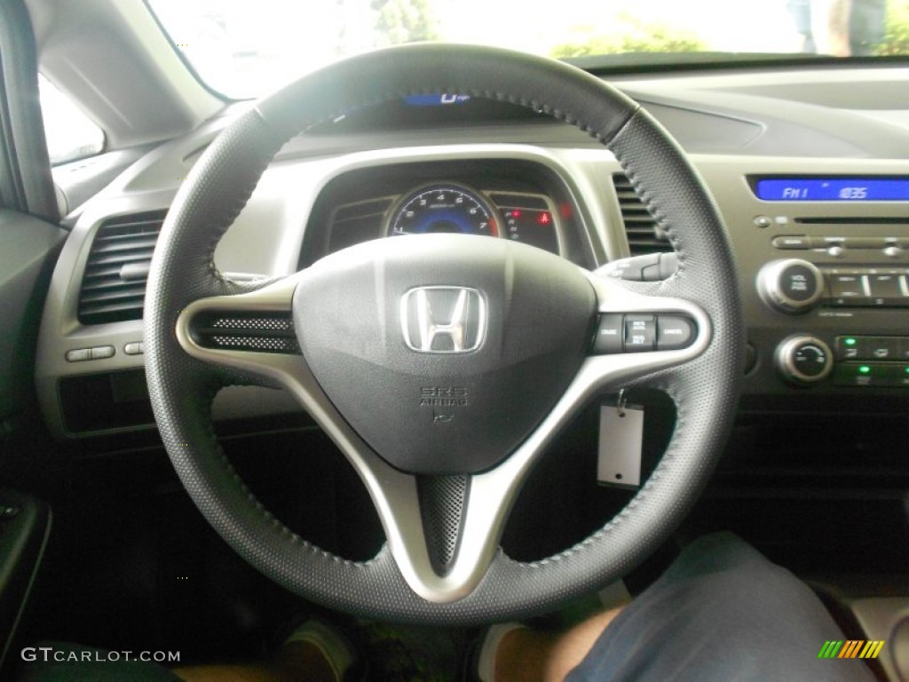 2010 Civic LX-S Sedan - Urban Titanium Metallic / Black photo #18