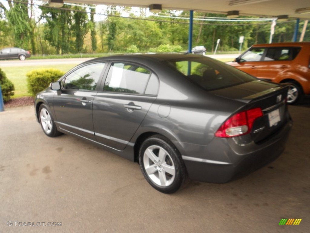 2010 Civic LX-S Sedan - Urban Titanium Metallic / Black photo #26
