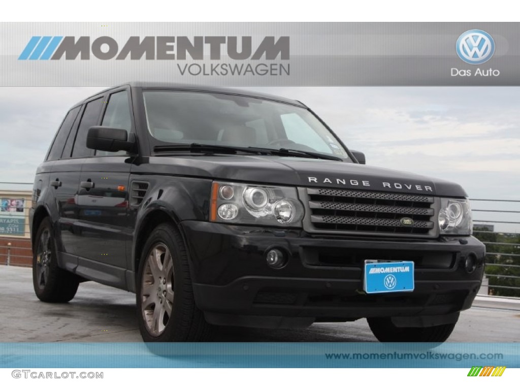 2006 Range Rover Sport HSE - Java Black Pearlescent / Alpaca Beige photo #1