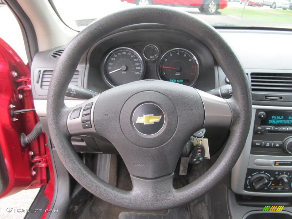 2010 Cobalt LT Sedan - Crystal Red Tintcoat Metallic / Gray photo #11