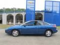 2002 Blue Saturn S Series SC2 Coupe  photo #2