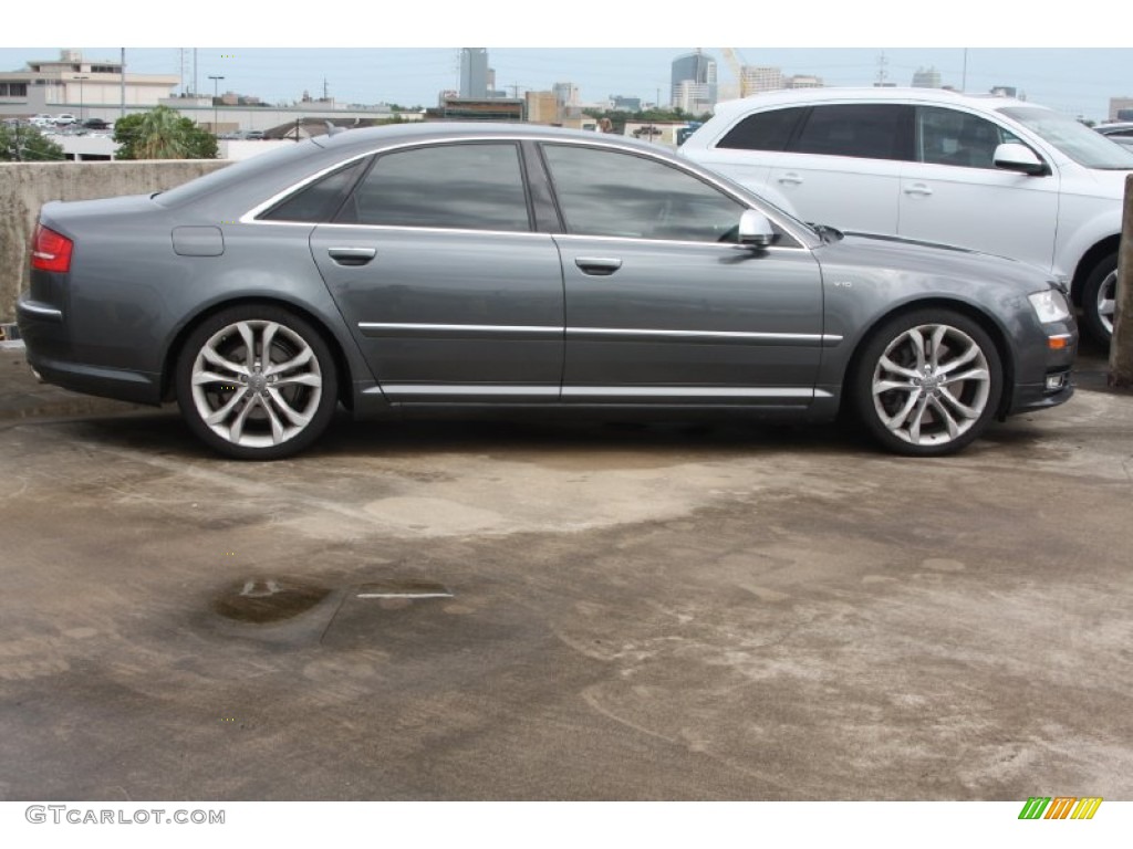 Daytona Grey Pearl Effect 2008 Audi S8 5.2 quattro Exterior Photo #67968886