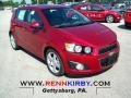 2012 Crystal Red Tintcoat Chevrolet Sonic LTZ Hatch  photo #1