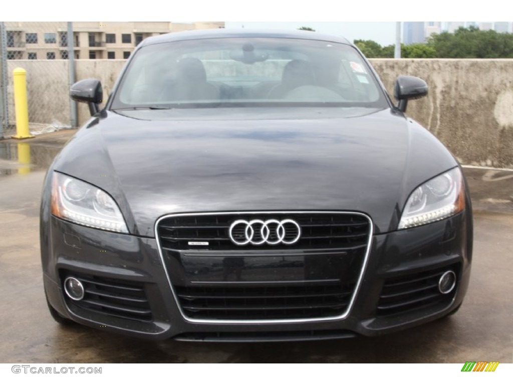 2011 TT 2.0T quattro Coupe - Oolong Grey Metallic / Black photo #2