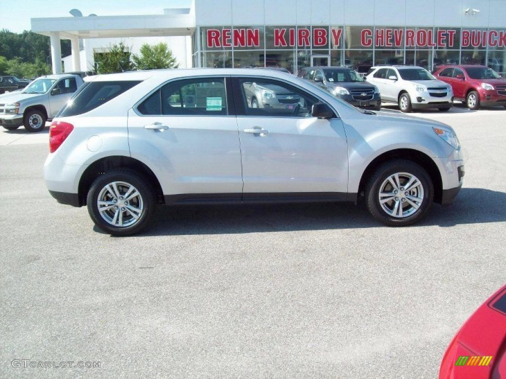 2012 Equinox LS - Silver Ice Metallic / Jet Black photo #3