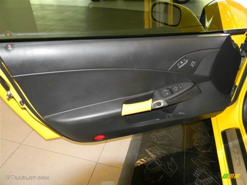 2008 Chevrolet Corvette Z06 Ebony Door Panel Photo #67970638