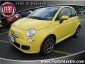 2012 Giallo (Yellow) Fiat 500 Sport  photo #1