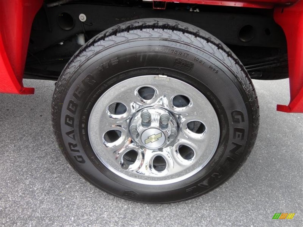 2010 Silverado 1500 LS Extended Cab - Victory Red / Dark Titanium photo #5