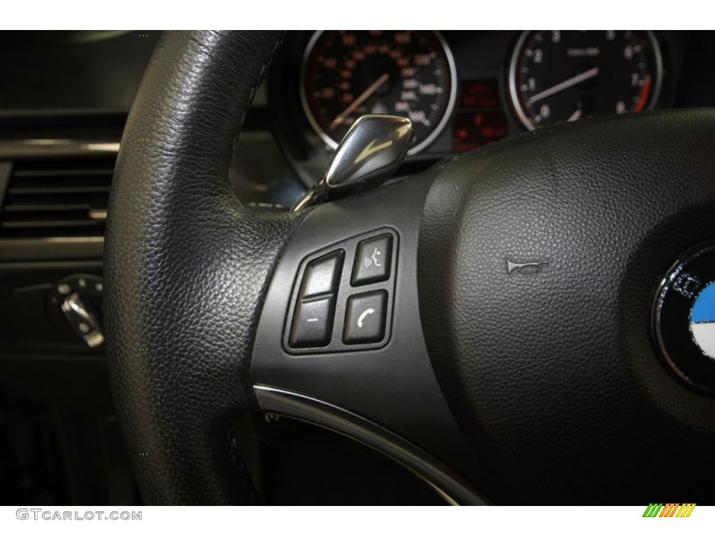 2009 3 Series 328i Convertible - Black Sapphire Metallic / Black photo #27