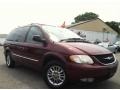 2002 Dark Garnet Red Pearlcoat Chrysler Town & Country Limited  photo #1