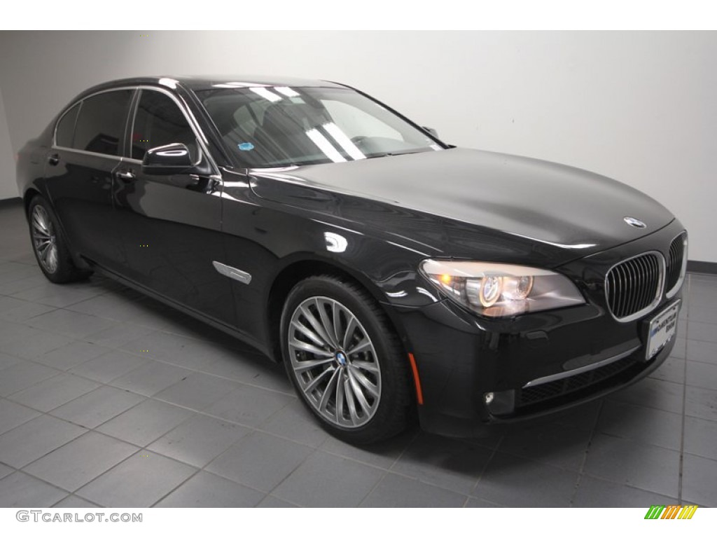 2011 7 Series 750Li Sedan - Black Sapphire Metallic / Black photo #1