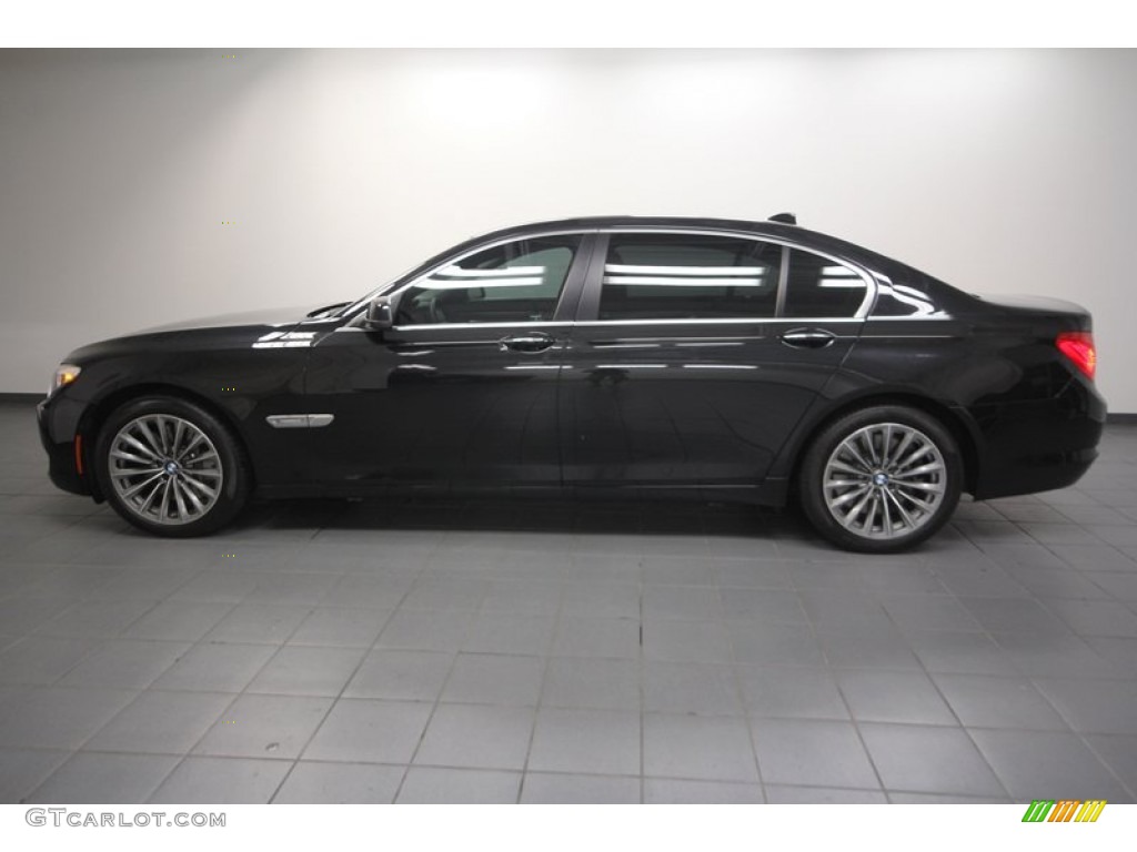 2011 7 Series 750Li Sedan - Black Sapphire Metallic / Black photo #2