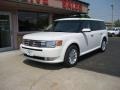 2011 White Suede Ford Flex SEL AWD  photo #1