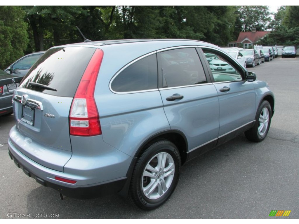 2010 CR-V EX AWD - Glacier Blue Metallic / Gray photo #6