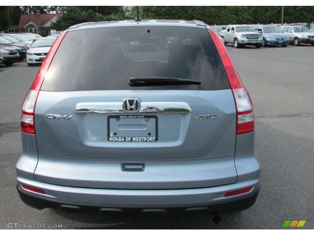 2010 CR-V EX AWD - Glacier Blue Metallic / Gray photo #7