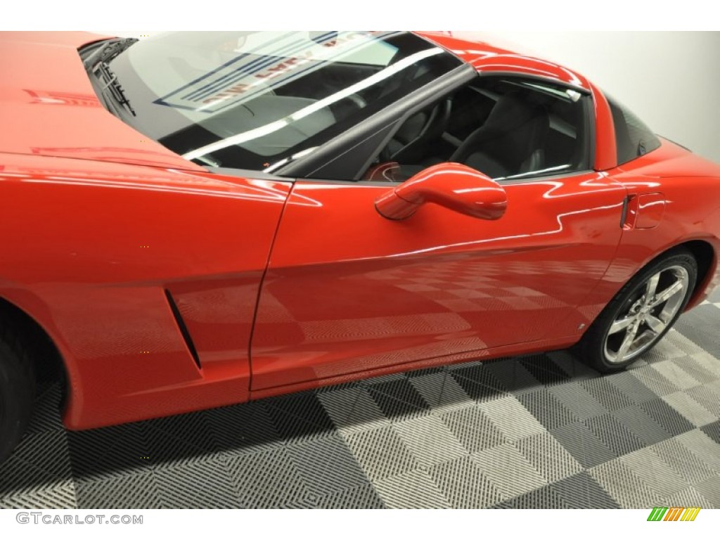 2009 Corvette Coupe - Victory Red / Ebony photo #50