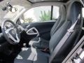 Black Leather 2013 Smart fortwo passion coupe Interior Color