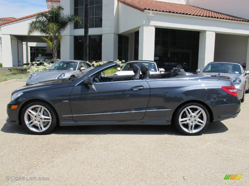 Steel Grey Metallic 2012 Mercedes-Benz E 550 Cabriolet Exterior Photo #67975129