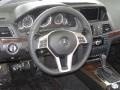2012 Mercedes-Benz E Black Interior Steering Wheel Photo