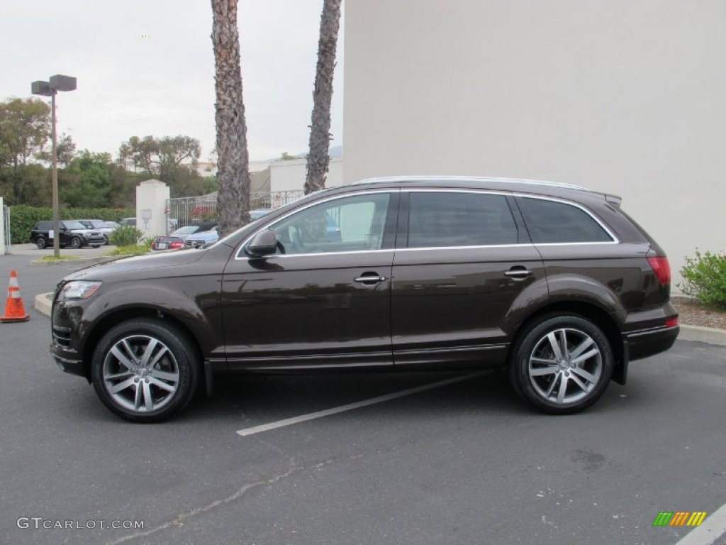 Teak Brown Metallic 2012 Audi Q7 3.0 TFSI quattro Exterior Photo #67975291