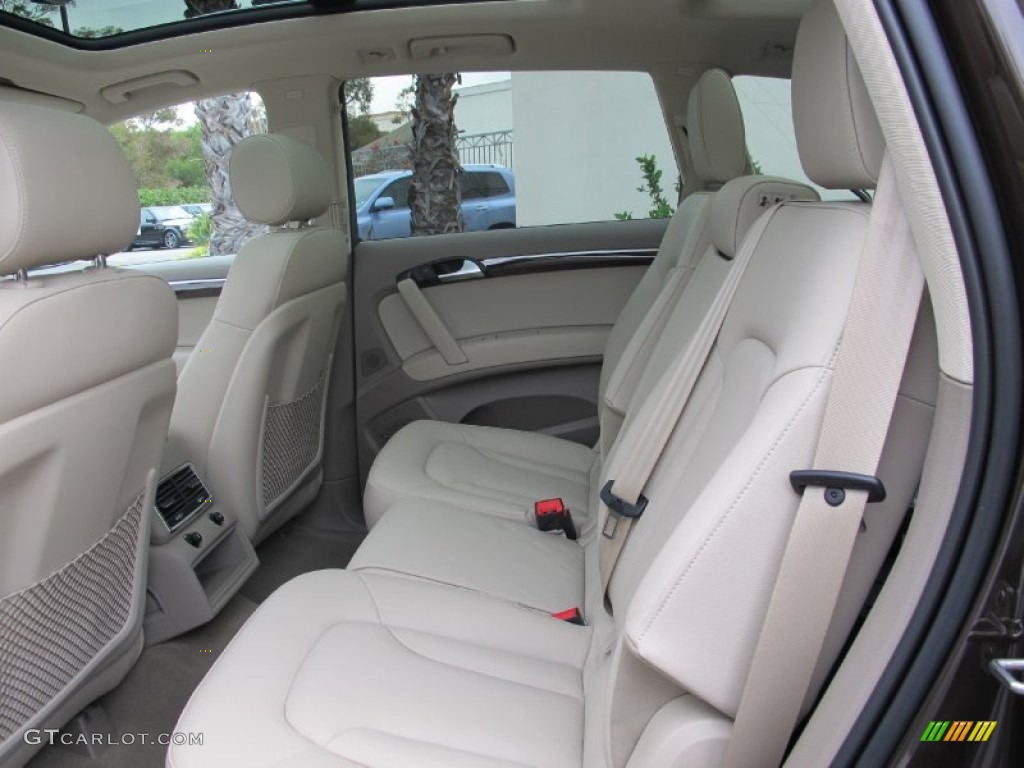 Cardamom Beige Interior 2012 Audi Q7 3.0 TFSI quattro Photo #67975309
