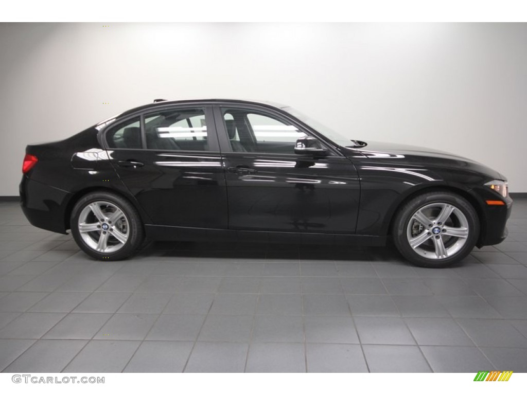 2012 3 Series 328i Sedan - Jet Black / Black photo #2