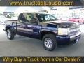 2010 Imperial Blue Metallic Chevrolet Silverado 1500 LS Extended Cab 4x4  photo #1