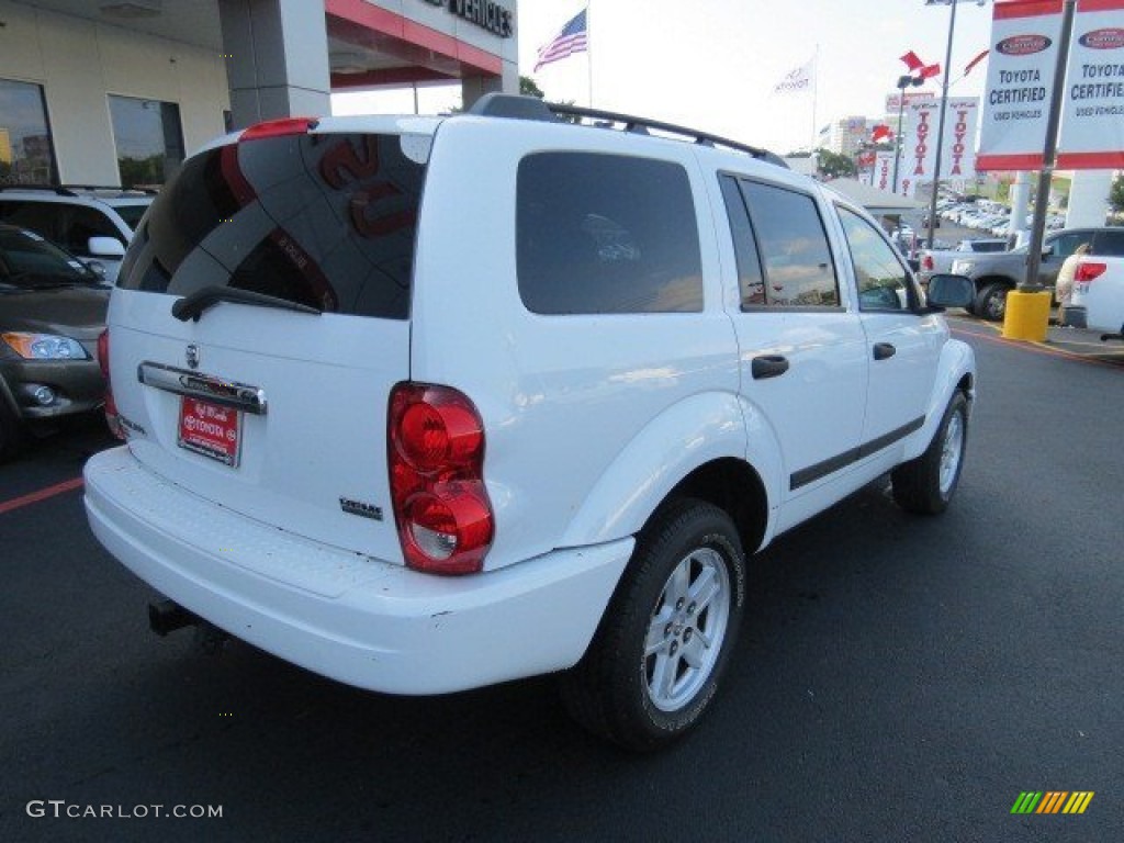 2006 Durango SLT - Bright White / Dark Khaki/Light Khaki photo #7