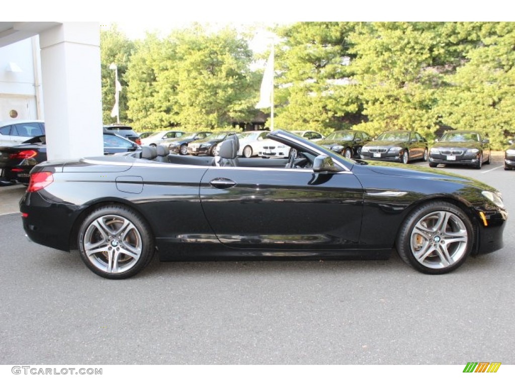 Jet Black 2012 BMW 6 Series 650i Convertible Exterior Photo #67977028