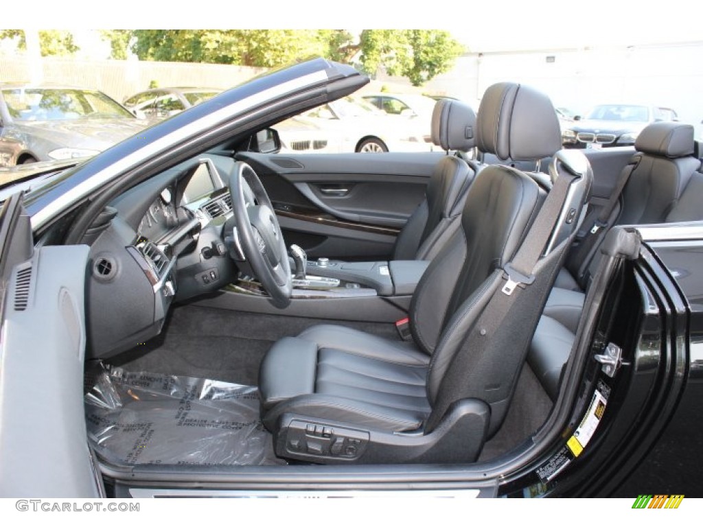 2012 BMW 6 Series 650i Convertible Front Seat Photo #67977091