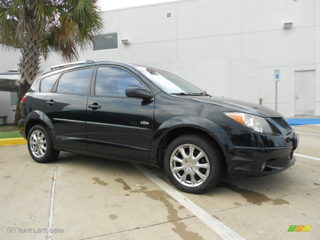 Abyss Black 2003 Pontiac Vibe Standard Vibe Model Exterior Photo #67979116