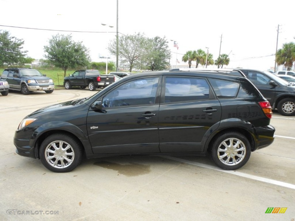Abyss Black 2003 Pontiac Vibe Standard Vibe Model Exterior Photo #67979144