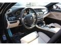 Oyster/Black 2012 BMW 5 Series 550i xDrive Sedan Interior Color