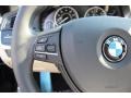 Oyster/Black Controls Photo for 2012 BMW 5 Series #67979492