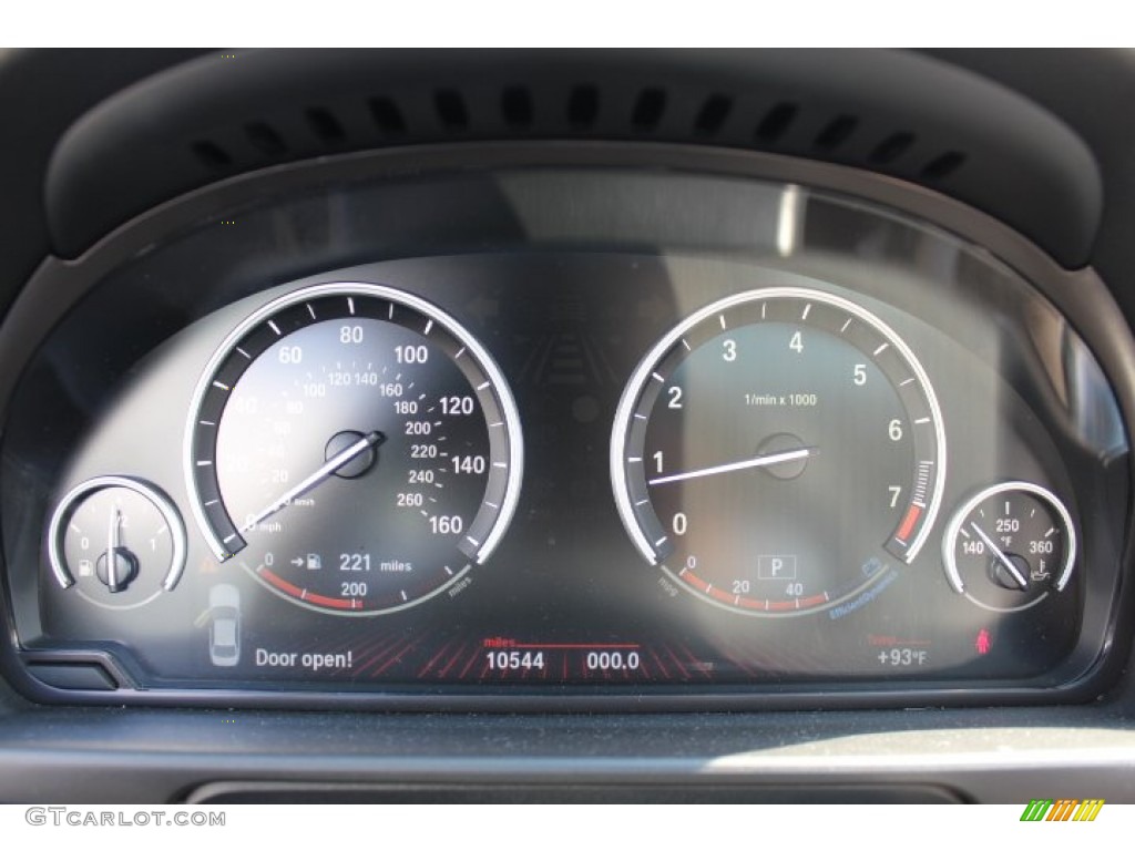 2012 BMW 5 Series 550i xDrive Sedan Gauges Photo #67979510