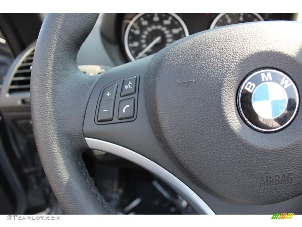 2009 1 Series 128i Convertible - Space Grey Metallic / Black photo #17